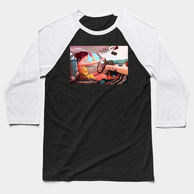 The Getaway Baseball T-Shirt by RudeOne